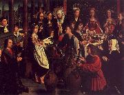 Gerard David The Marriage Feast at Cana oil painting reproduction